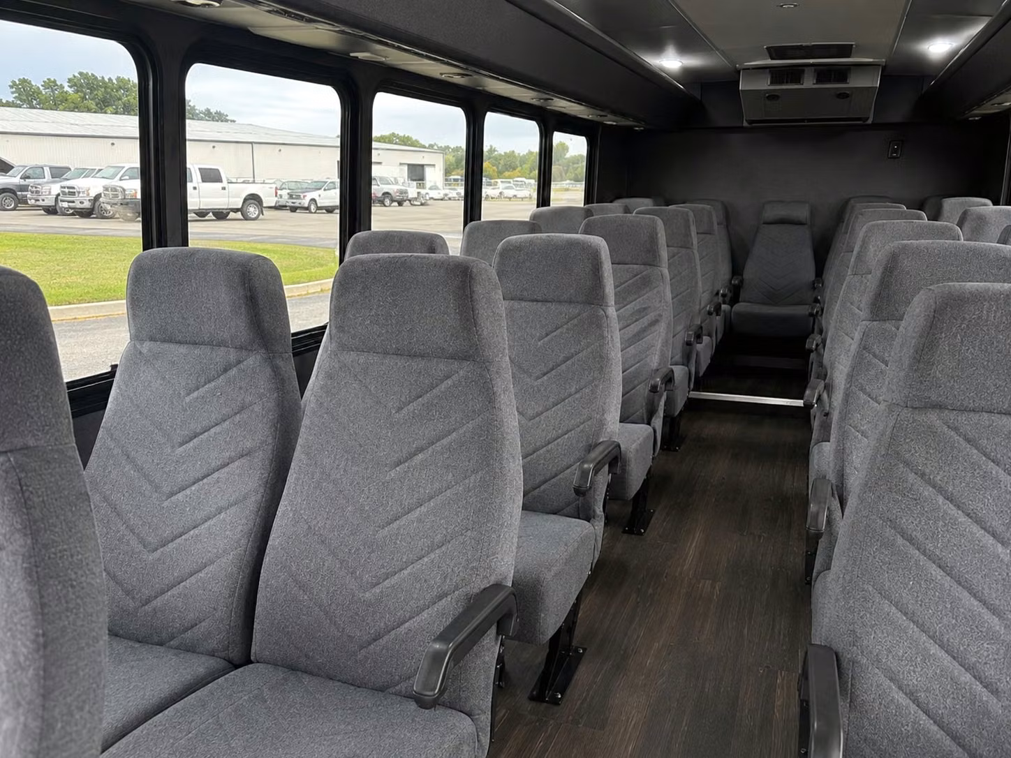 15 passenger minibus inside