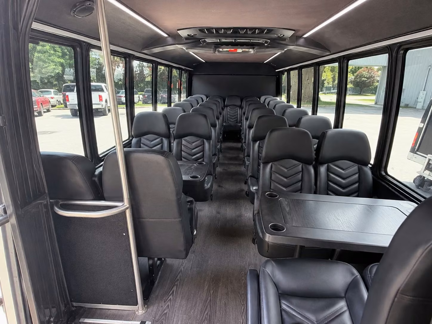 18 passenger minibus interior