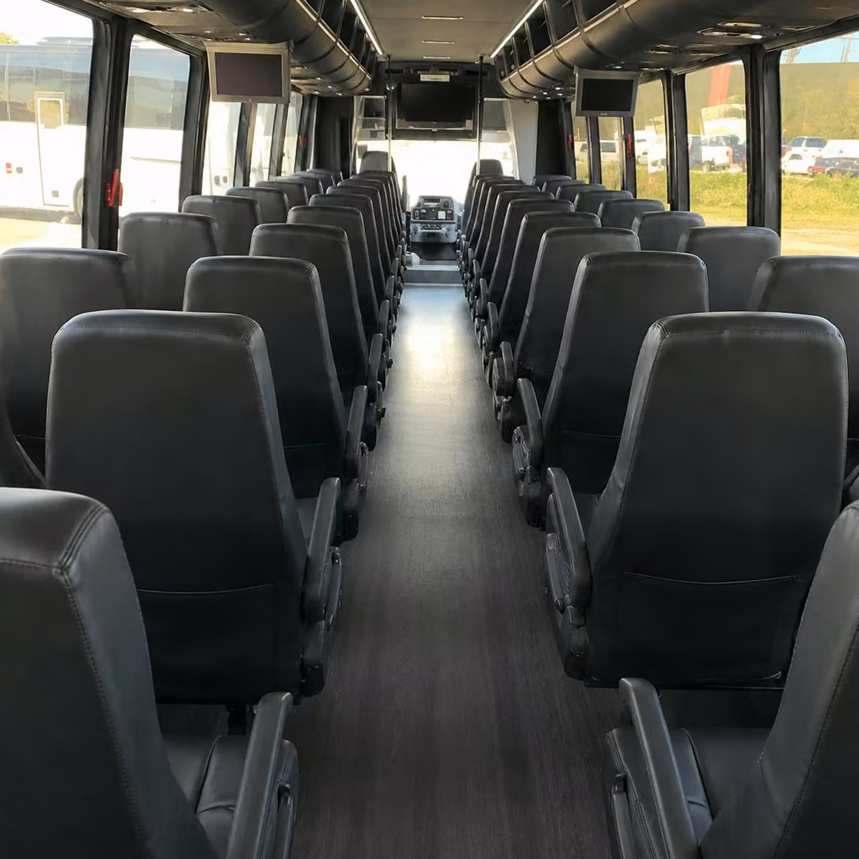 25 passenger minibus inside