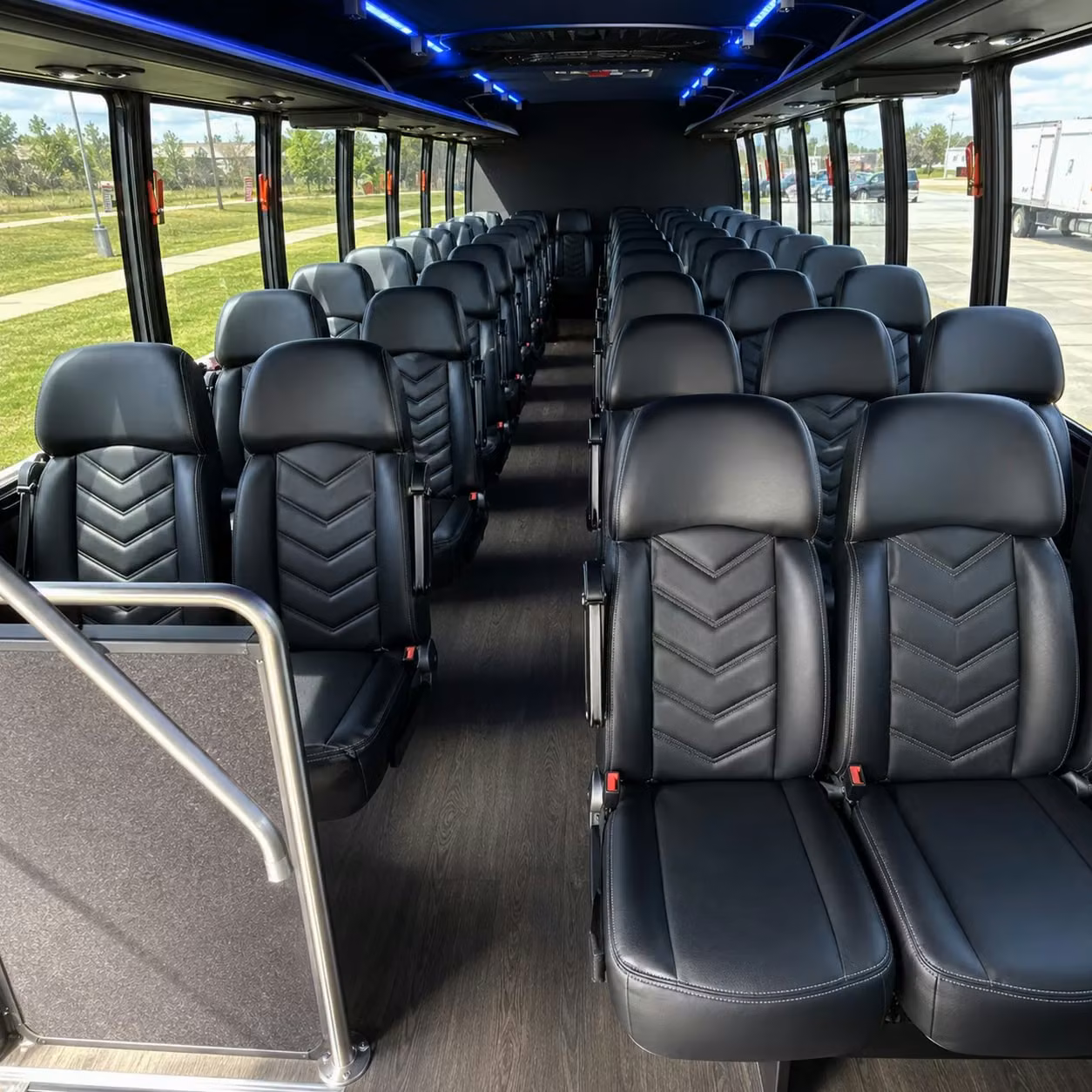 25 passenger minibus interior