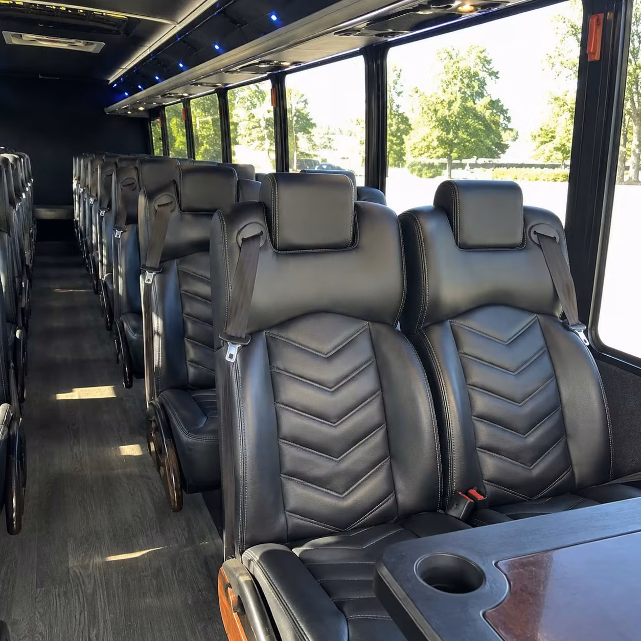 30 passenger minibus interior