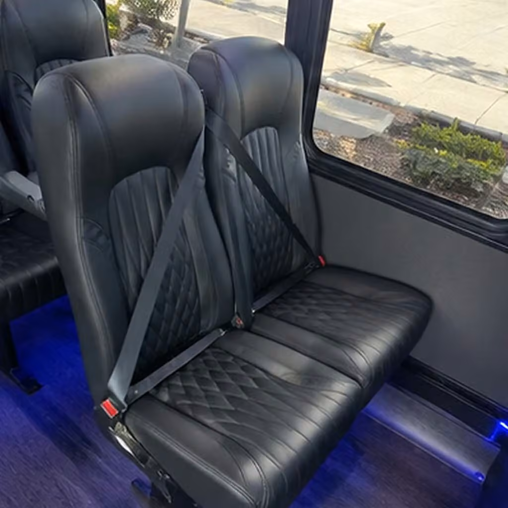 35 passenger minibus inside