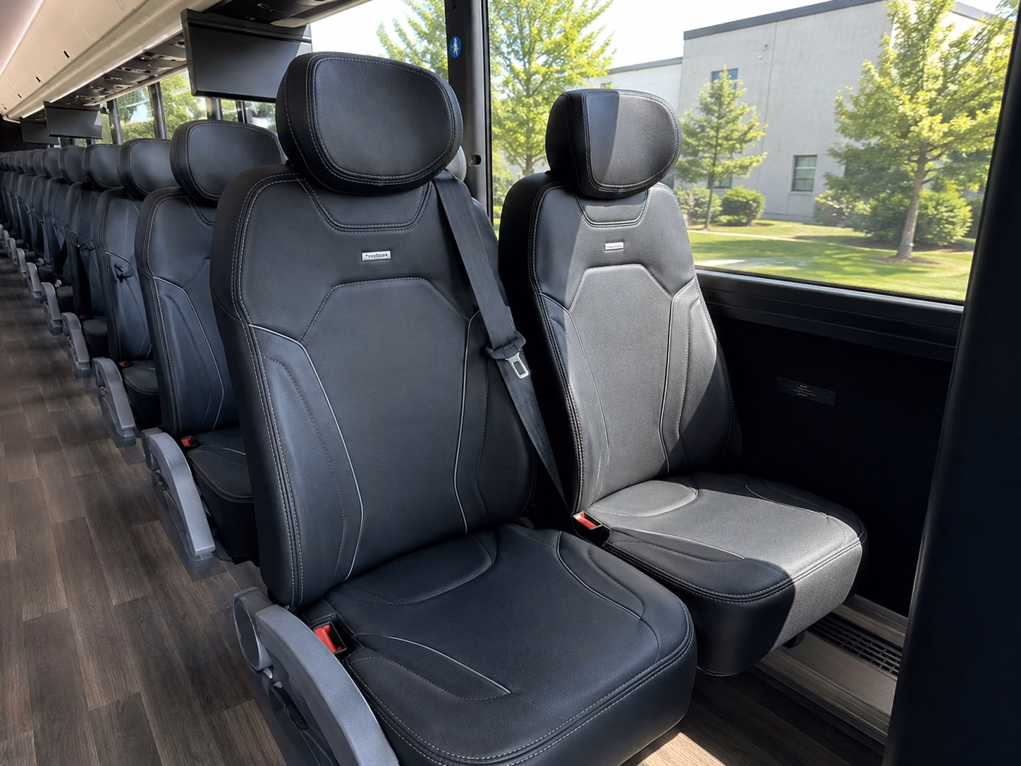 a sandy springs wedding shuttle bus keeps the night going long after the reception ends