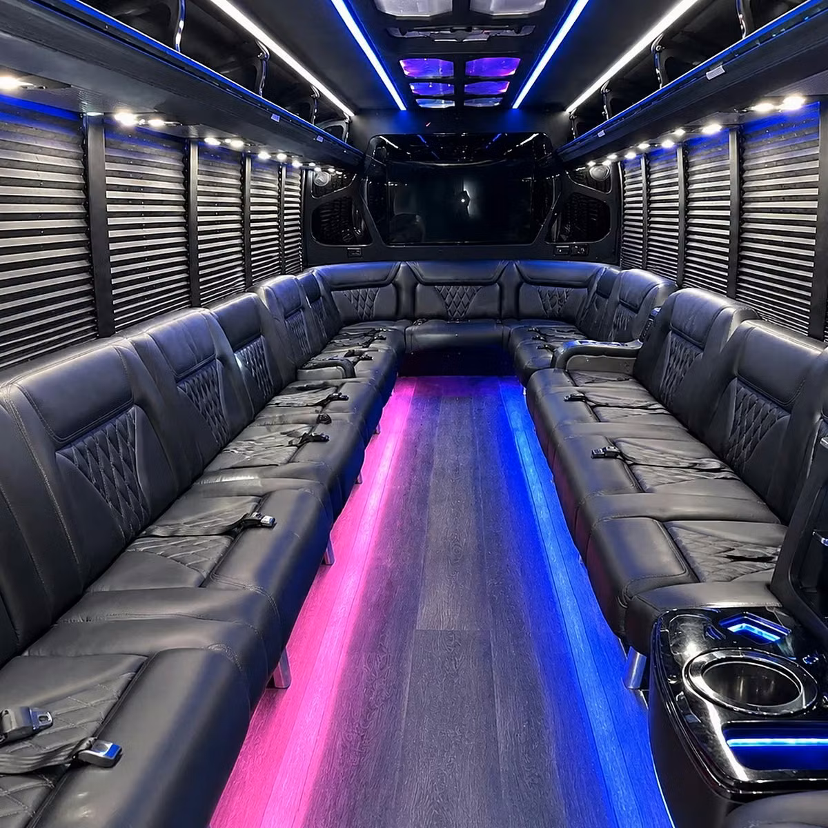 rent a party bus or charter bus for concerts at ameris bank amphitheatre