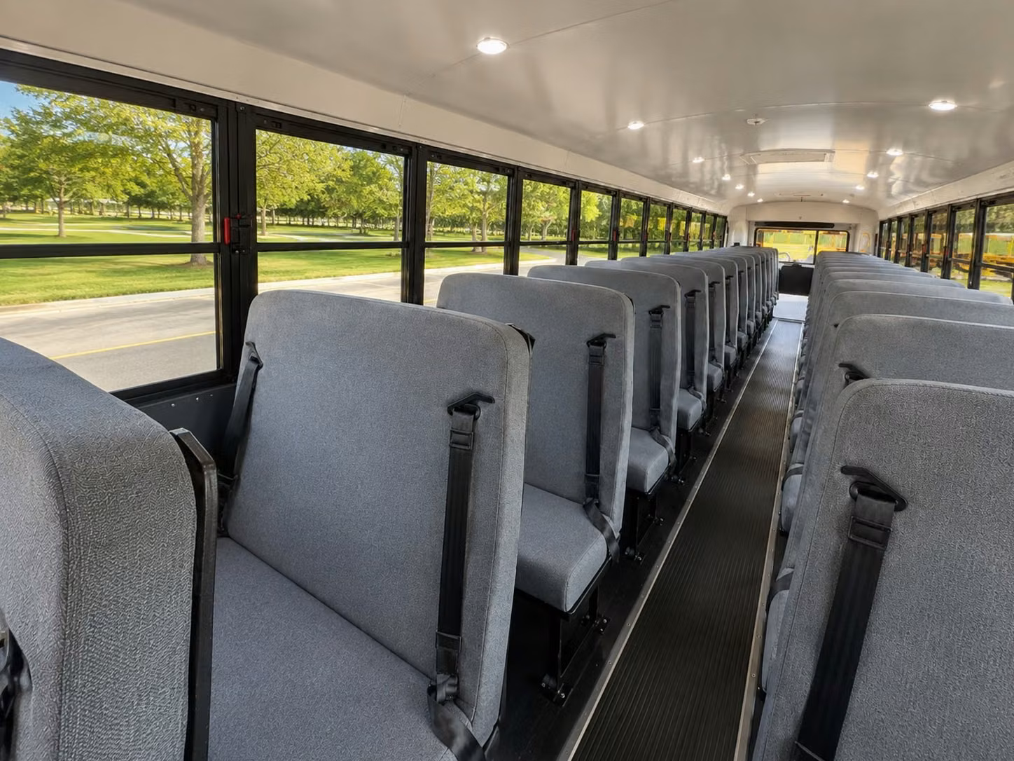 school bus interior