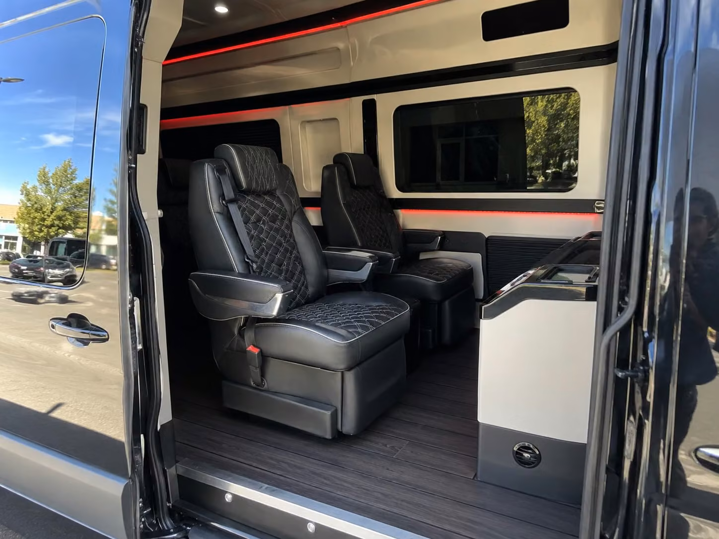 sprinter van with driver interior
